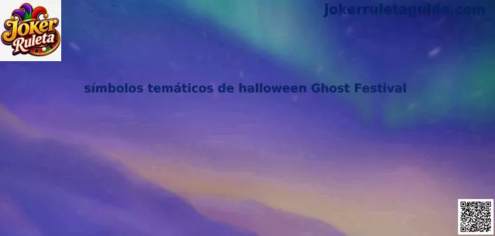 Símbolos temáticos de halloween Ghost Festival
