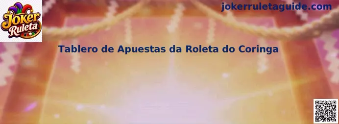 Tablero de Apuestas da Roleta do Coringa
