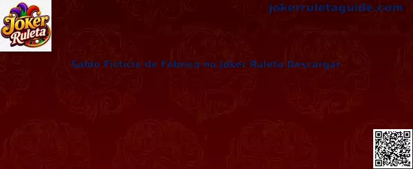 Saldo Fictício de Fábrica no Joker Ruleta Descargar