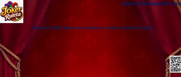 Sistema RNG Justo de Sorteio no Joker Ruleta Ganar