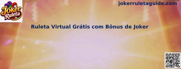 Ruleta Virtual Grátis com Bônus de Joker