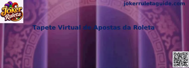 Tapete Virtual de Apostas da Roleta