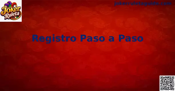 Registro Paso a Paso en Joker Ruleta