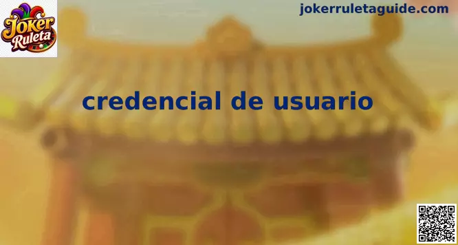 Credencial de usuario en Joker Ruleta