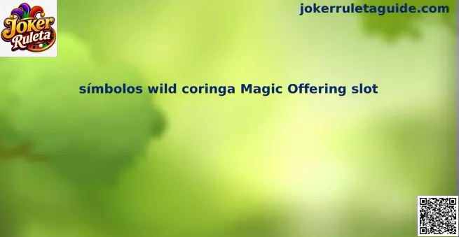símbolos wild coringa Magic Offering slot