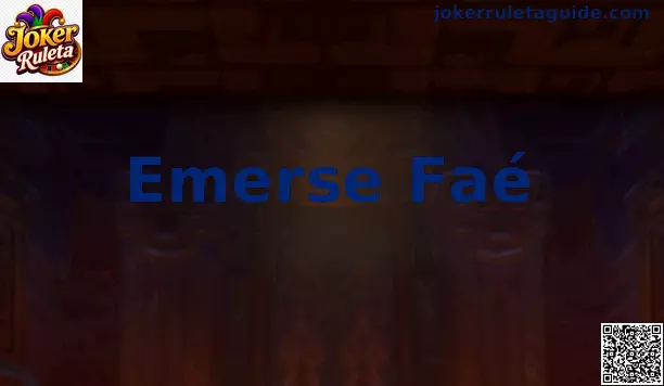 Emerse Faé Joker Ruleta